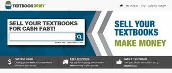 Textbook Army - Website (Homepage)