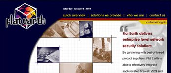 Flat Earth - Website (Homepage)