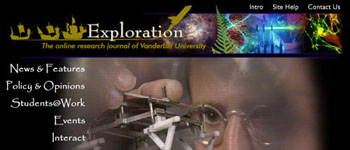 Vanderbilt Exploration - Website (Homepage)